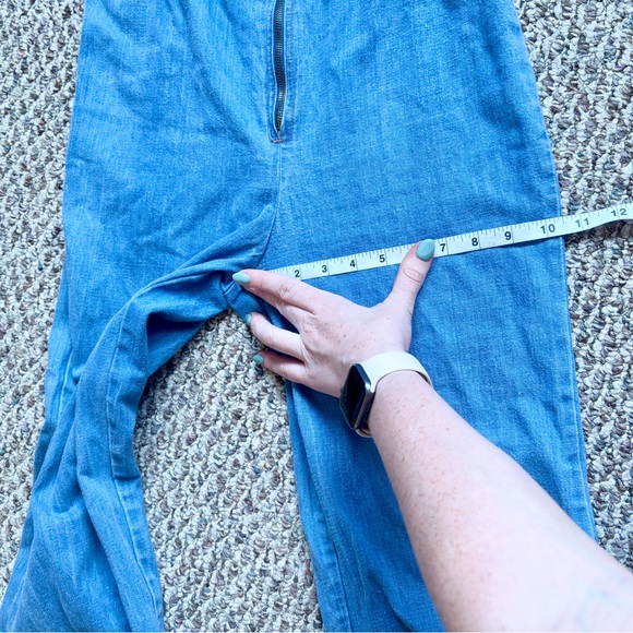 Zz Mizz Lizz Denim Jean jumpsuit vintage southwestern - Picture 4 of 14